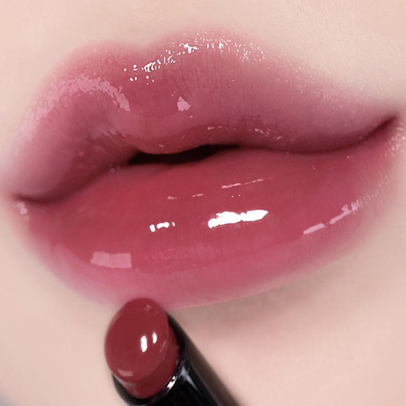 Lip Tint Korean - ลิปสติกเจลลี่กระจกแต่งหน้ากันน้ำไม่ติดถ้วยลิปกลอสแบบทึบลิปสติกให้ความชุ่มชื้นติดทนนานปากกาเครื่องสำอางเกาหลี