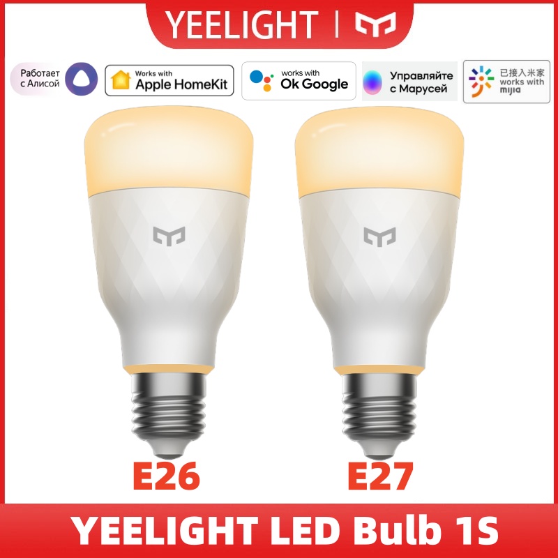 ยีไลท์หลอดไฟ LED 1S E26/E27 แส - Yeelight Light Smart Bulb บทวิจารณ์และราคา