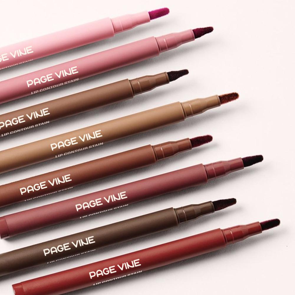 ปากกาเขียนขอบปากเนื้อกำมะหยี่แ - Lip Tint Korean บทวิจารณ์และราคา