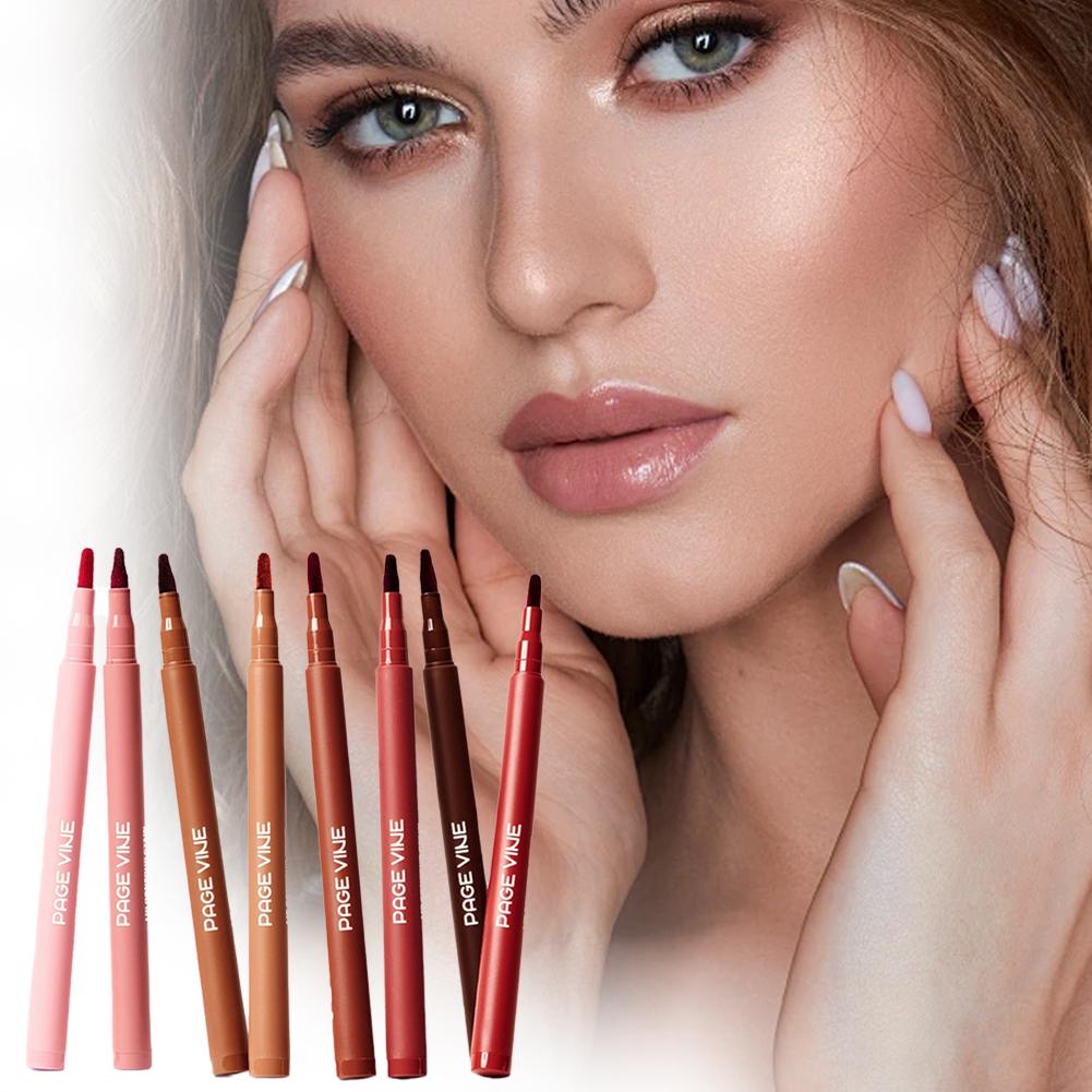 ปากกาเขียนขอบปากเนื้อกำมะหยี่แ - Lip Tint Korean บทวิจารณ์และราคา