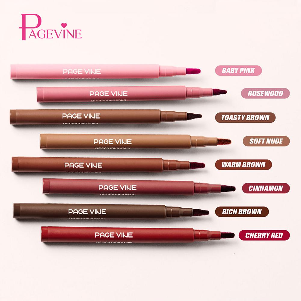 ปากกาเขียนขอบปากเนื้อกำมะหยี่แ - Lip Tint Korean บทวิจารณ์และราคา