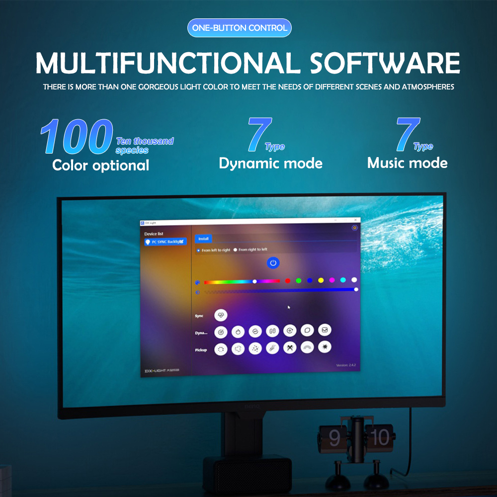 RGB Gaming ไฟ Strip Monitor จอ - Philips Bulb Hue บทวิจารณ์และราคา