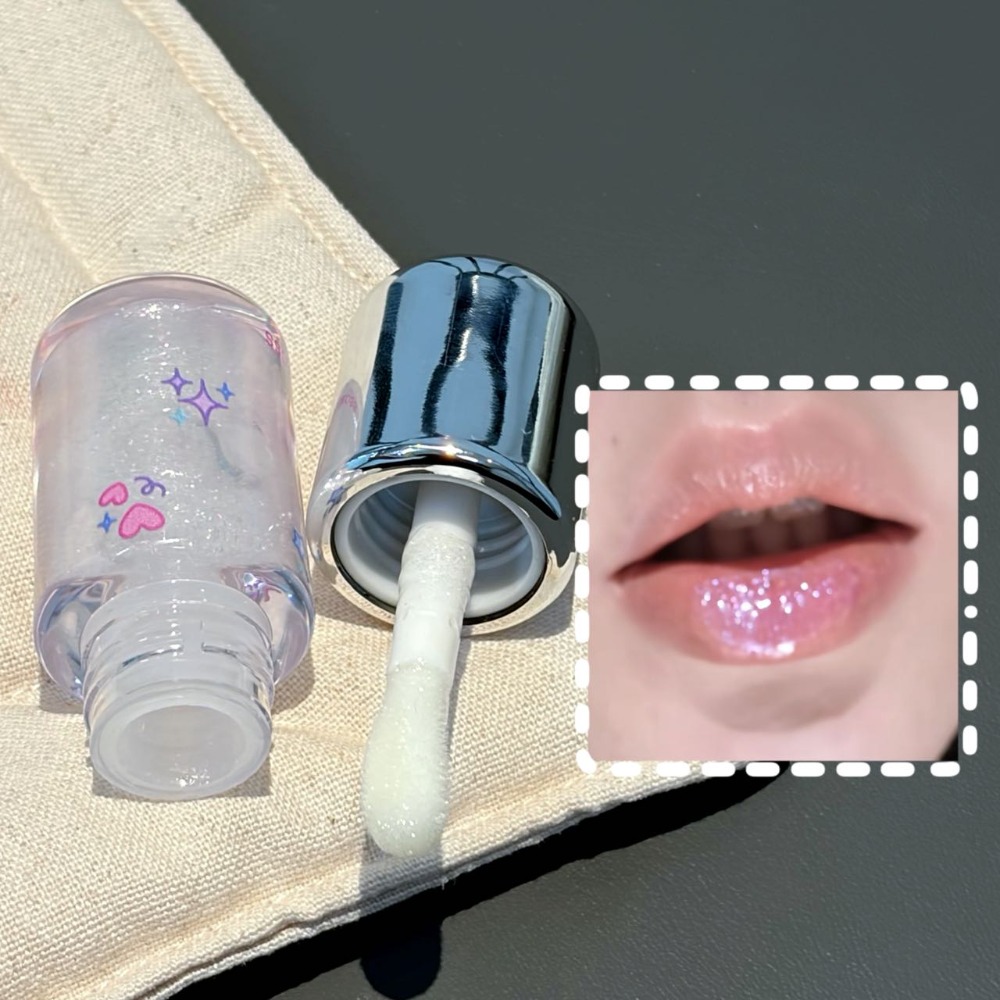 ลิปกลอสสีฟ้าประกายวิบวับ เนื้อ - Lip Tint Korean บทวิจารณ์และราคา